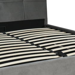 Pat Mebel Elite Tinga Velour 160x200 (Dark Grey) Thumb