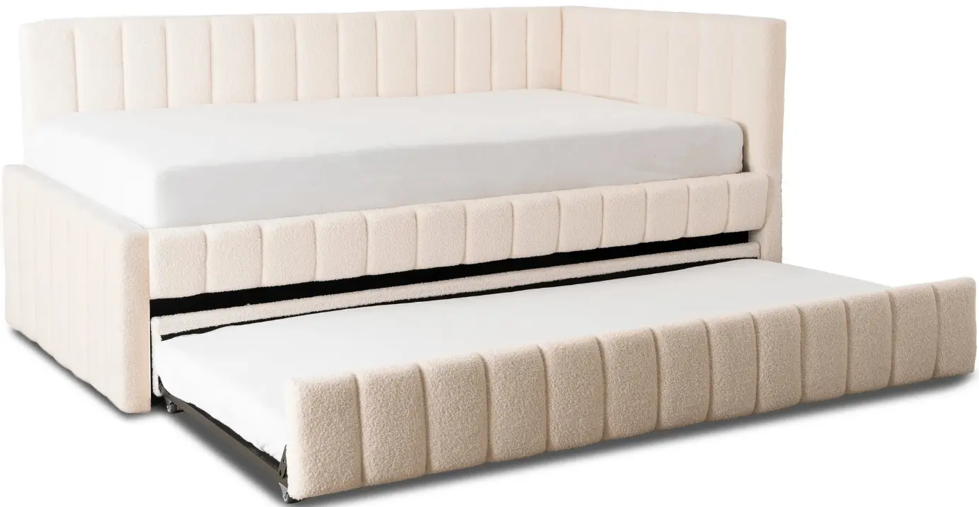 Кровать Mebel Elite Villemo 90/120x200 Boucle (Cream) - 2
