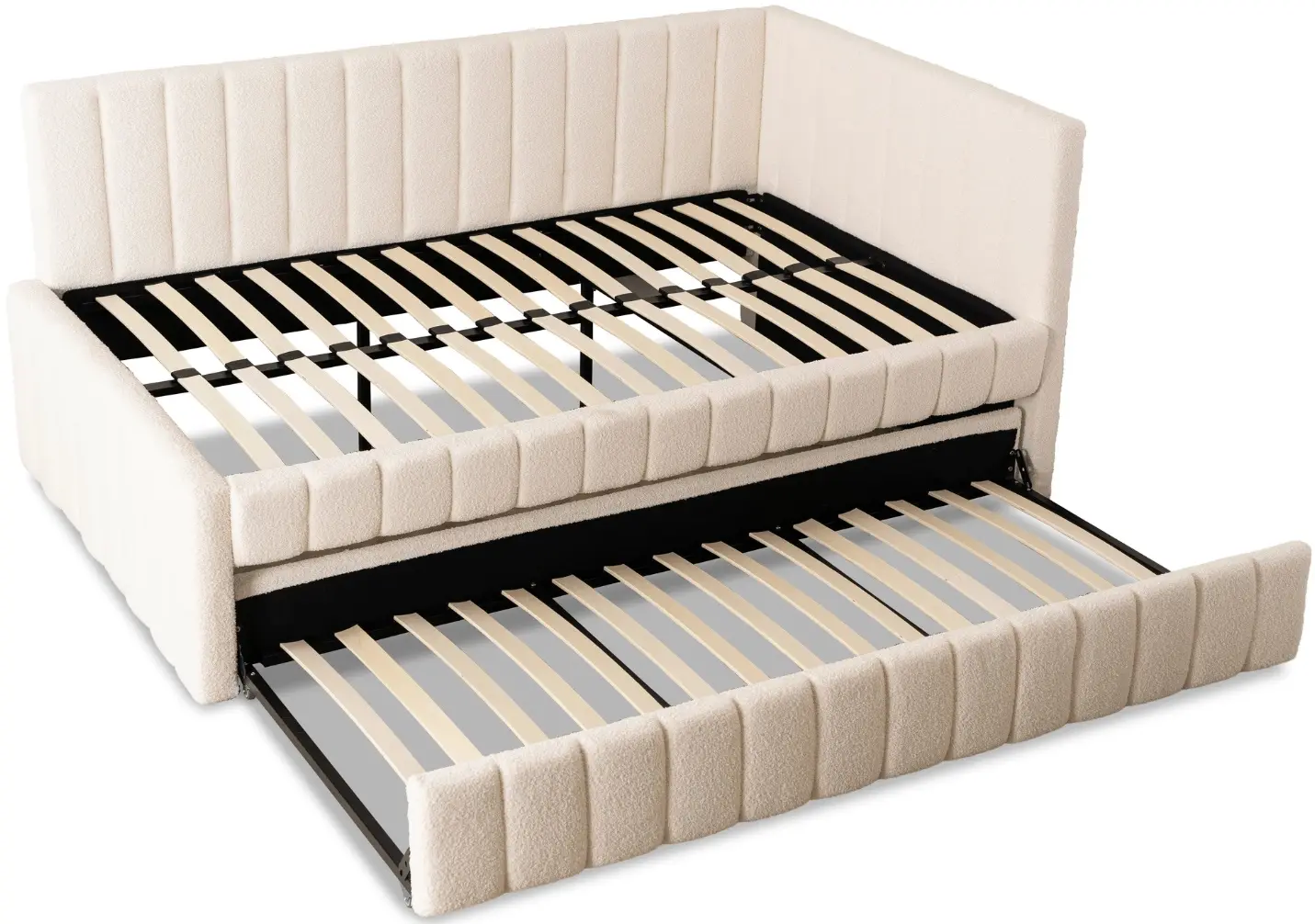 Кровать Mebel Elite Villemo 90/120x200 Boucle (Cream) - 3