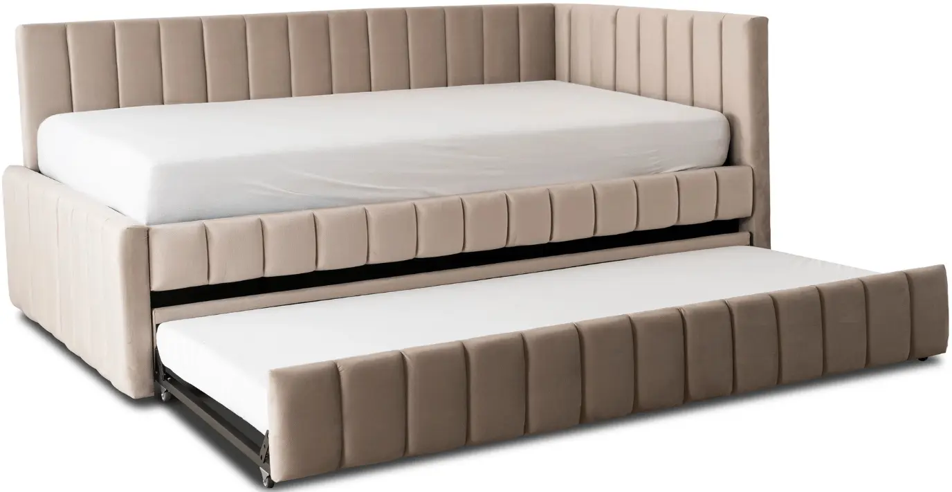 Кровать Mebel Elite Villemo 90/120x200 Velour (Beige) - 2