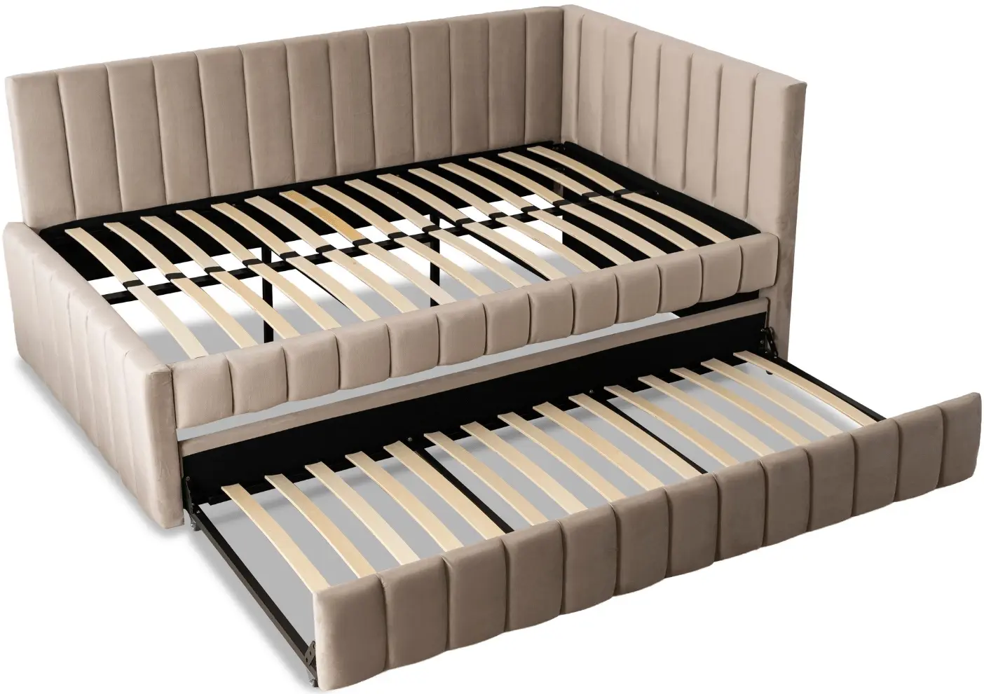 Кровать Mebel Elite Villemo 90/120x200 Velour (Beige) - 3