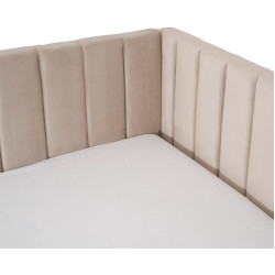 Кровать Mebel Elite Villemo 90/120x200 Velour (Beige) Thumb