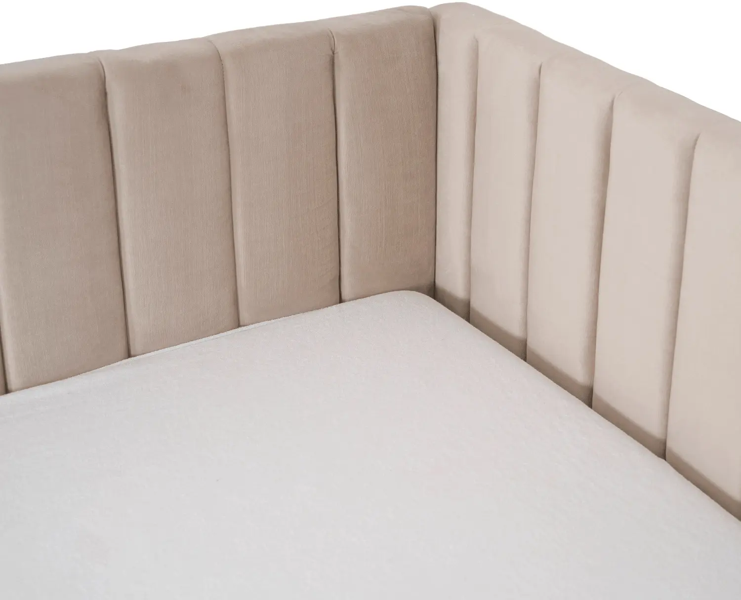 Кровать Mebel Elite Villemo 90/120x200 Velour (Beige) - 5