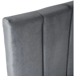 Кровать Mebel Elite Villemo 90/120x200 Velour (Grey) Thumb