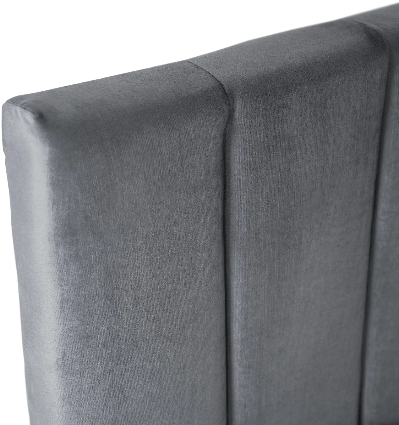Кровать Mebel Elite Villemo 90/120x200 Velour (Grey) - 3