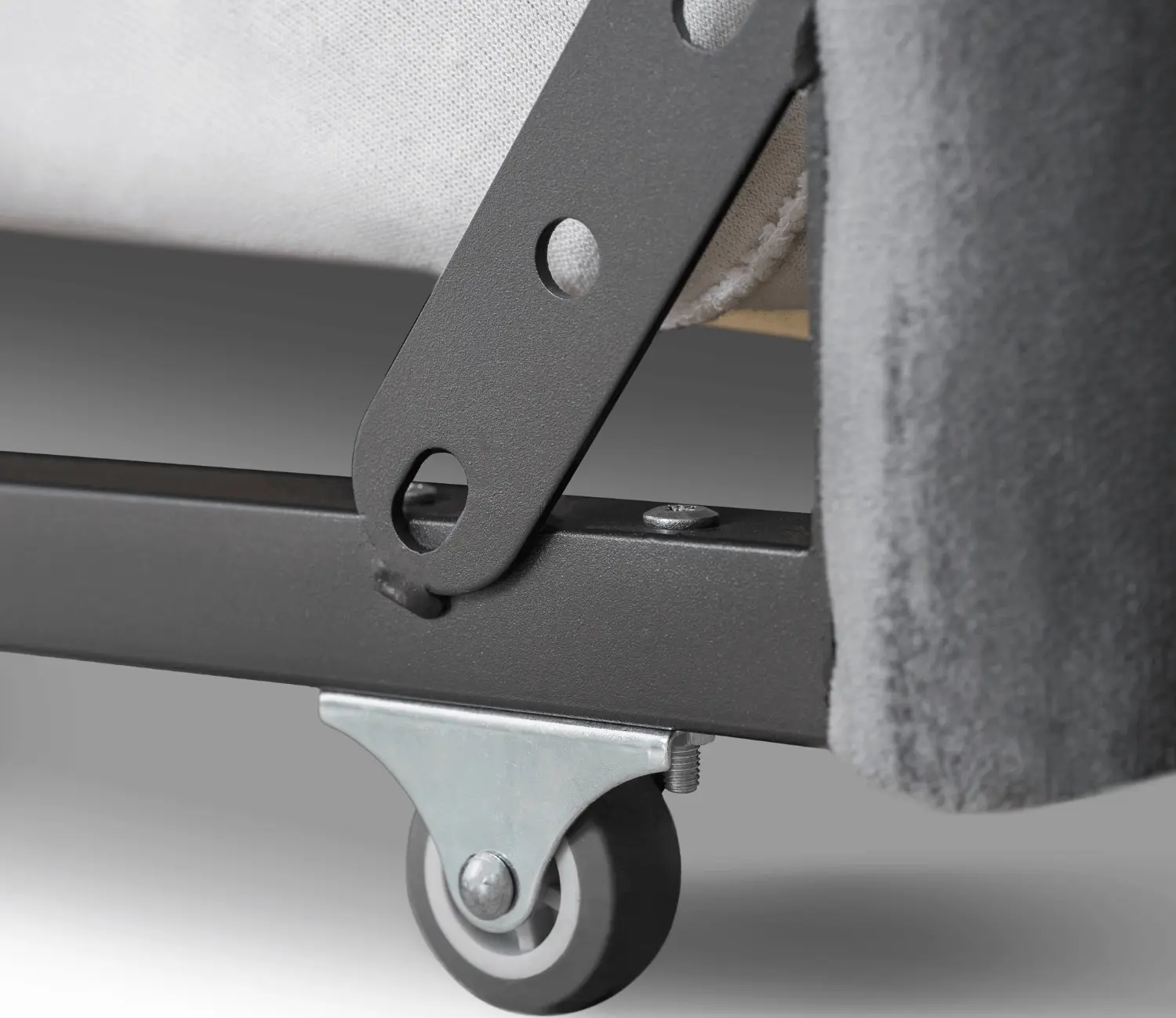 Кровать Mebel Elite Villemo 90/120x200 Velour (Grey) - 5