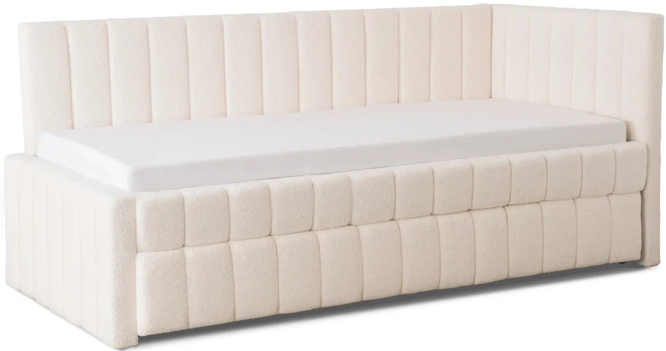 Кровать Mebel Elite Villemo 90x200 Boucle (Cream) - 3