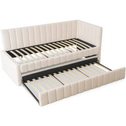 Кровать Mebel Elite Villemo 90x200 Boucle (Cream) Thumb