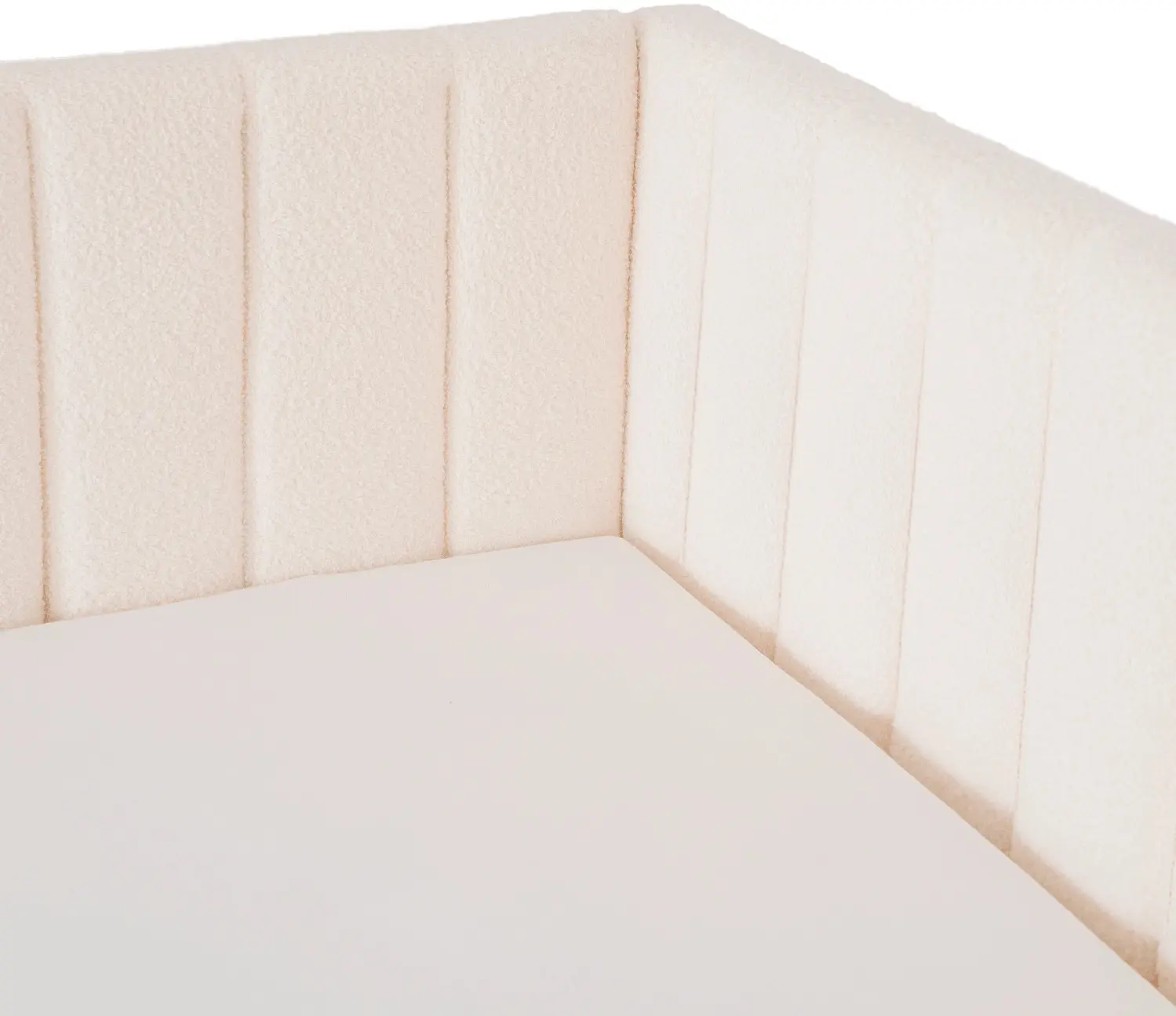 Кровать Mebel Elite Villemo 90x200 Boucle (Cream) - 7