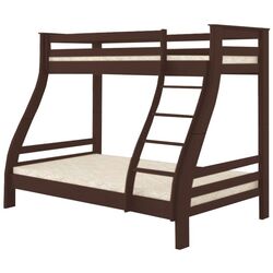 Двухъярусная кровать Mebigrand Аляска 120/80x190 (Орех Темный)