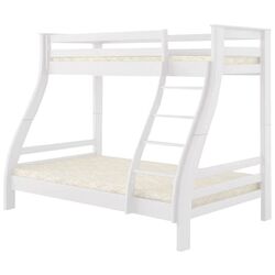 Двухъярусная кровать Mebigrand Аляска 140/90x200 (Белый)