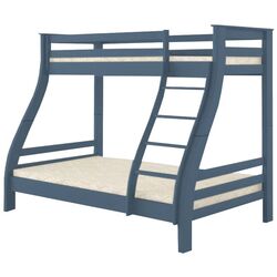 Двухъярусная кровать Mebigrand Аляска 140/90x200 (Синий)