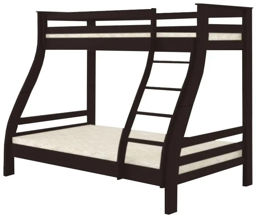 Двухъярусная кровать Mebigrand Аляска 140/90x200 (Венге)