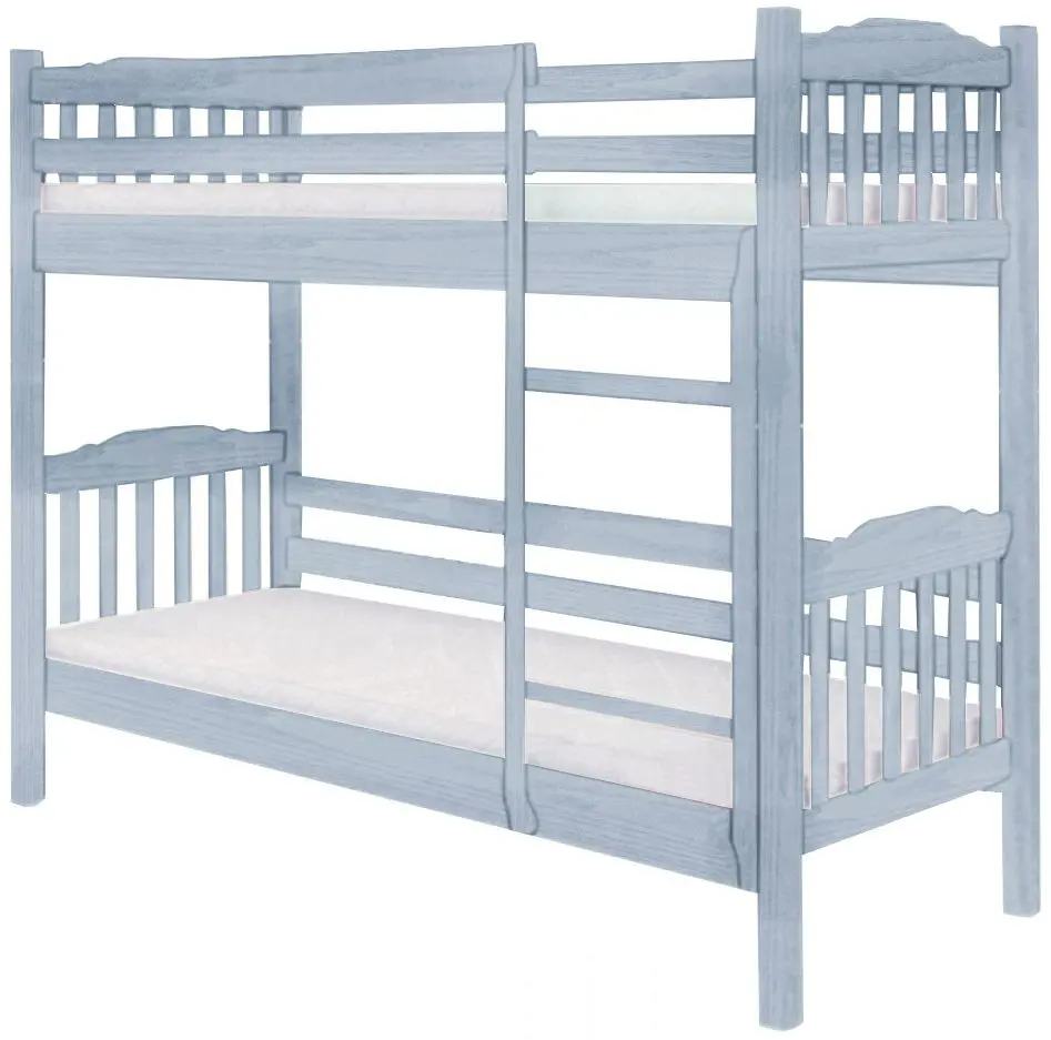 Двухъярусная кровать Mebigrand Бай-Бай 90x200 (Голубой)