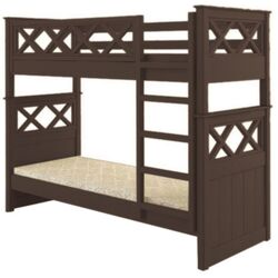 Двухъярусная кровать Mebigrand Мальта 80x200 (Орех Темный)