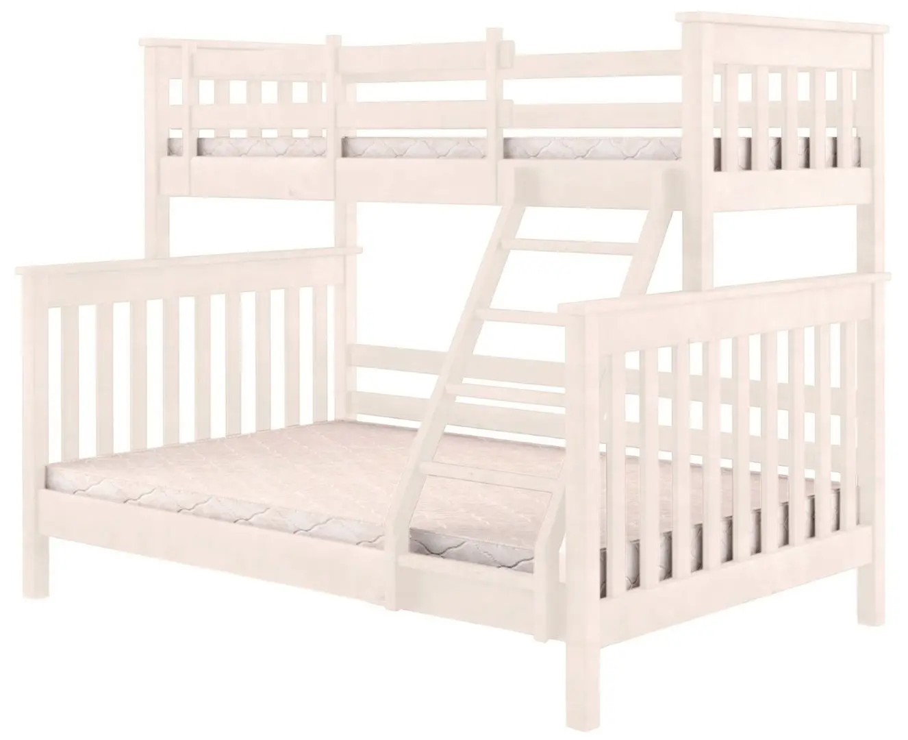Двухъярусная кровать Mebigrand Скандинавия 120/90х200 (Айвори)