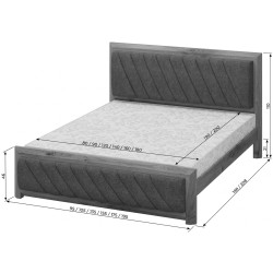 Pat Mebigrand Barcelona 160x200 Alaska 05 (Grey) Thumb