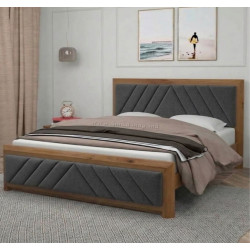 Кровать Mebigrand Barcelona 160x200 Alaska 05 (Grey)