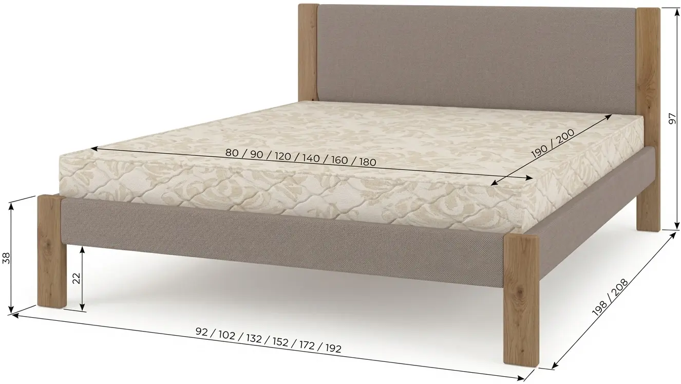 Pat Mebigrand Panama 180x200 М4/Alaska 14 (Beige) - 3