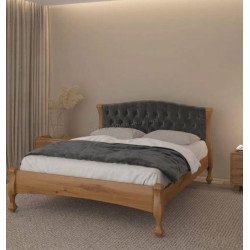 Кровать Mebigrand Ravenna 140x200 Alaska 05 (Grey)