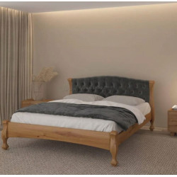 Кровать Mebigrand Ravenna 160x200 Alaska 05 (Grey)