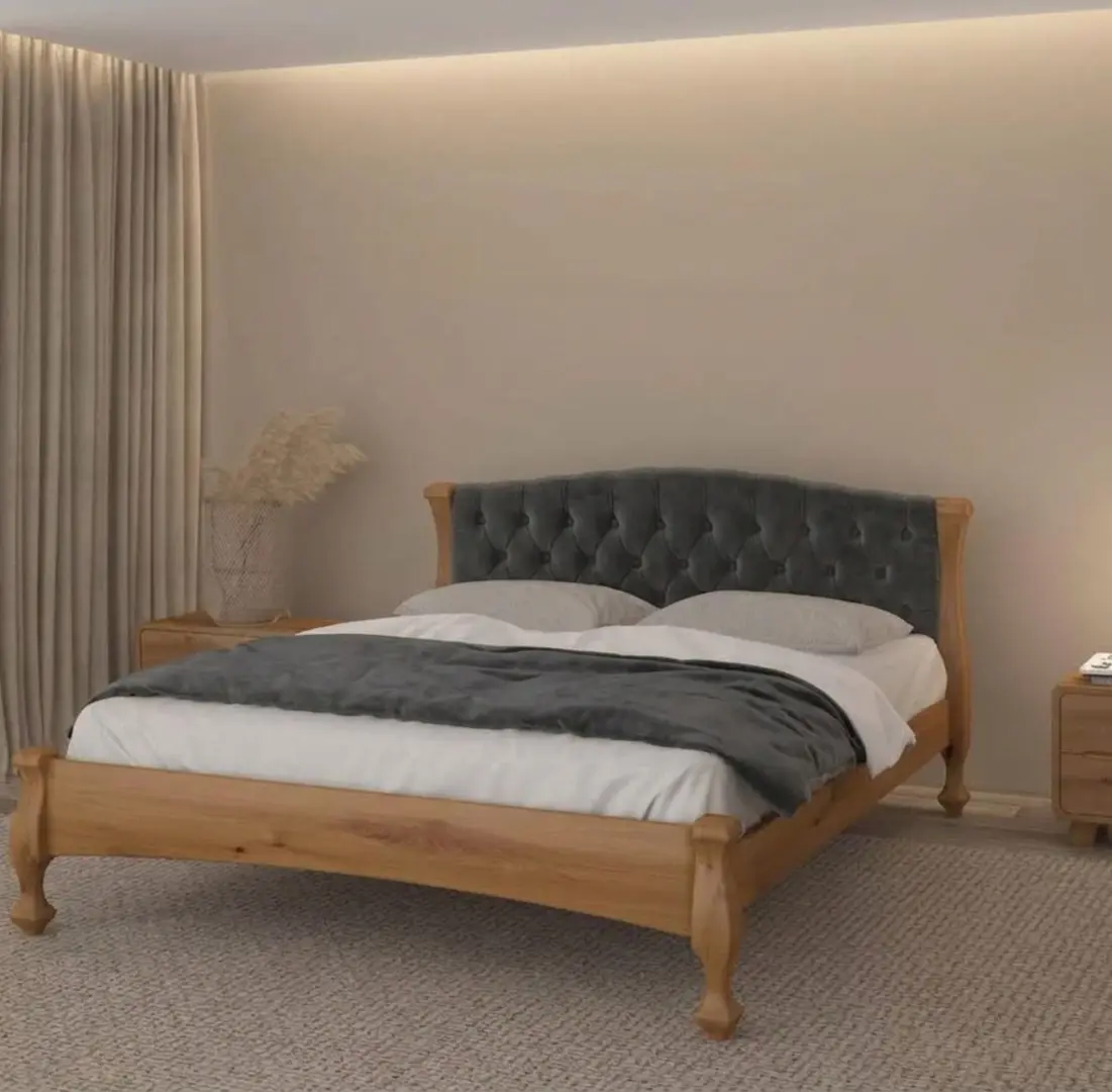 Кровать Mebigrand Ravenna 160x200 Alaska 05 (Grey)