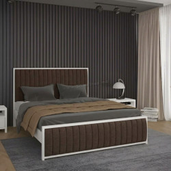 Кровать Mebigrand Viena 160x200 Alaska 28 (Chocolate)