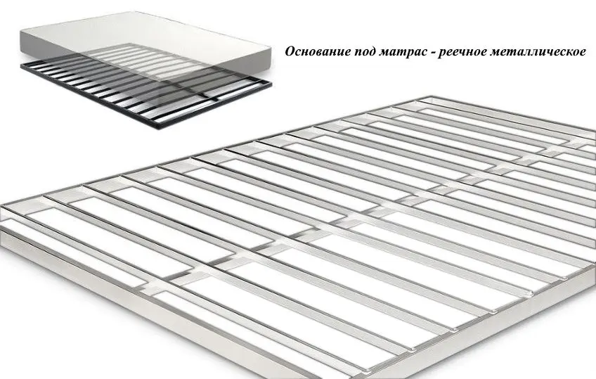 Canapea-pat Металл-Дизайн Orfey 80x190 White (picioruse lemn) - 2