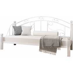 Canapea-pat Металл-Дизайн Orfey 80x190 White (picioruse lemn)