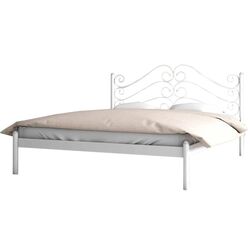 Pat Металл-Дизайн Adel 160x190/200 (White Velvet/Beige)