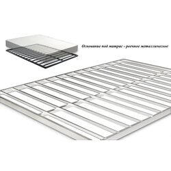 Pat Металл-Дизайн Monro 90x190 White (picioruse lemn) Thumb