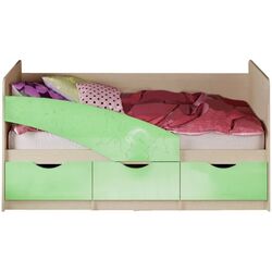 Pat Mif Babochki 80х160 (Light Green Metallic/Bleached Oak)