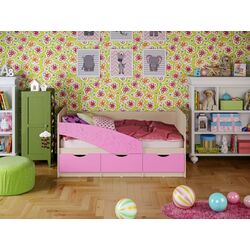 Pat Mif Babochki 80х160 (Lilac/Bleached Oak) Thumb