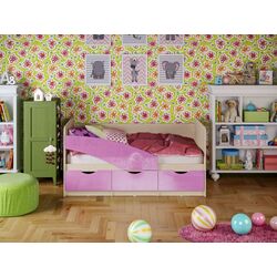 Pat Mif Babochki 80х160 (Lilac Metallic/Bleached Oak) Thumb