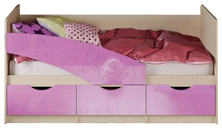 Pat Mif Babochki 80х160 (Lilac Metallic/Bleached Oak)