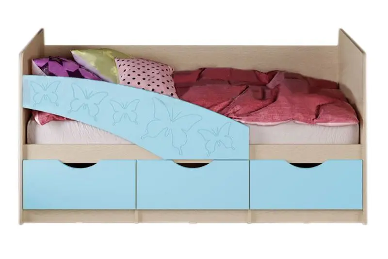 Pat Миф Babochki 80х180 (Blue/Bleached Oak)