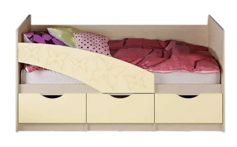 Pat Миф Babochki 80х180 (Vanilla/Bleached Oak)