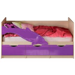 Pat Миф Delfin №1 80х160 (Purple Metallic/Bleached Oak)