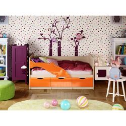 Pat Mif Delfin №1 80х160 (Orange Metallic/Bleached Oak) Thumb