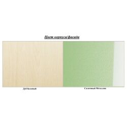 Pat Миф Delfin Nr.1 80х160 (Light Green Metallic/Bleached Oak) Thumb