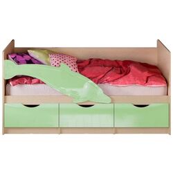 Pat Миф Delfin №1 80х160 (Light Green Metallic/Bleached Oak)