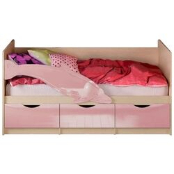 Pat Миф Delfin №1 80х180 (Pink Metallic/Bleached Oak)