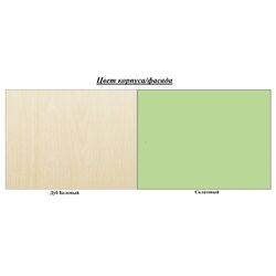 Pat Миф Delfin №1 80х180 (Light Green/Bleached Oak) Thumb