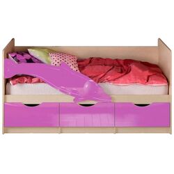 Pat Миф Delfin №1 80х200 (Lilac Metallic/Bleached Oak)