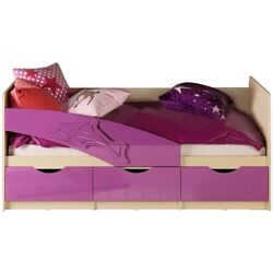 Pat Миф Delfin 80х160 (Purple Metallic/Bleached Oak)