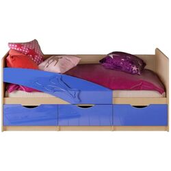 Pat Миф Delfin 80х160 (Blue Metallic/Bleached Oak)