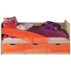 Pat Миф Delfin 80х200 (Orange Metallic/Bleached Oak)