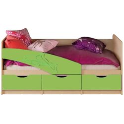 Pat Миф Delfin 80х200 (Light Green/Bleached Oak)