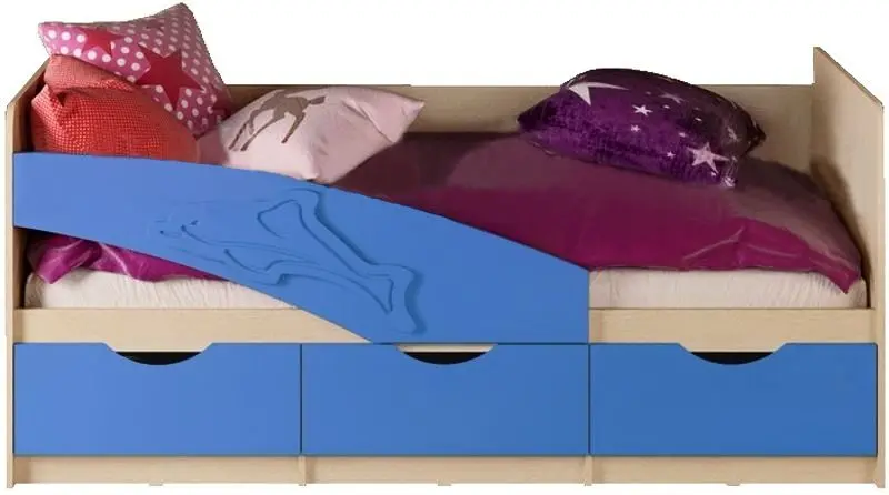 Pat Миф Delfin 80х200 (Blue/Bleached Oak)