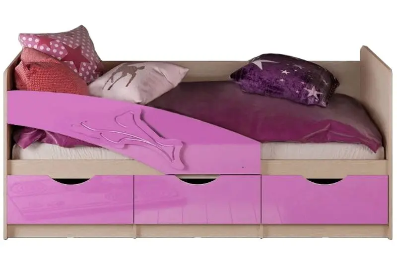 Pat Миф Delfin 80х200 (Lilac Metallic/Bleached Oak)